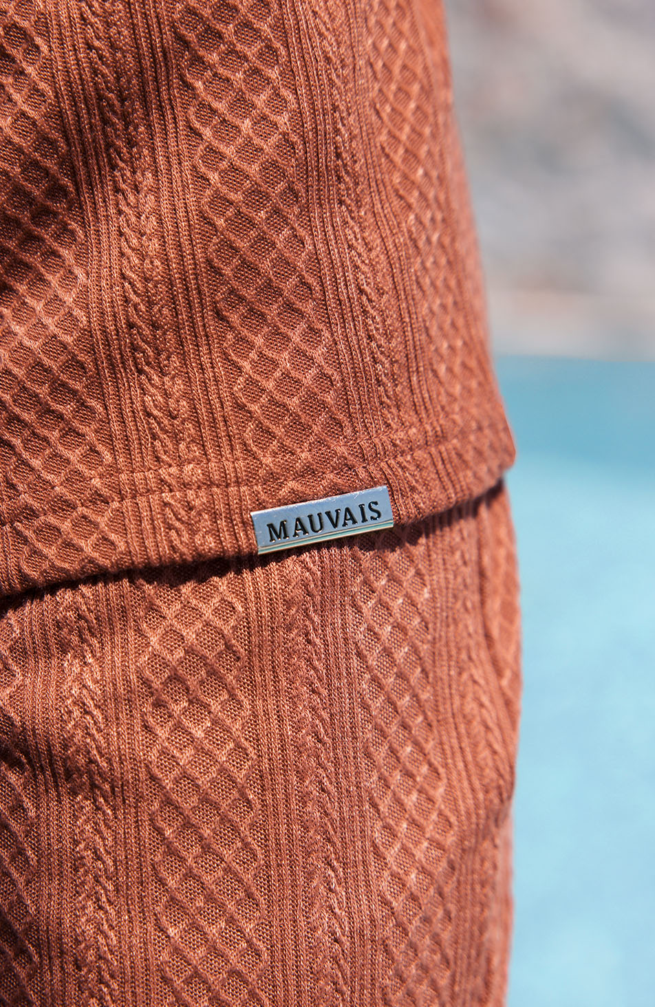 Tanami Textured Stretch Slim Tee in Canyon