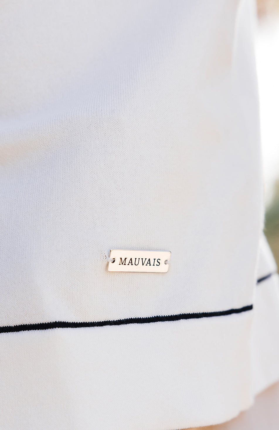 Luciano Slim Knit Shirt in White