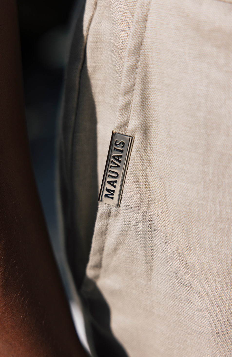 Nammos Pure Linen Tailored Pants in Beige