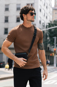 Model is 6'2 and wearing size Medium