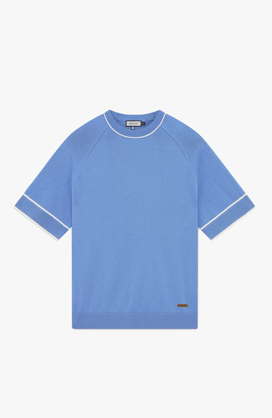 Franco Slim Knit Tee in Blue