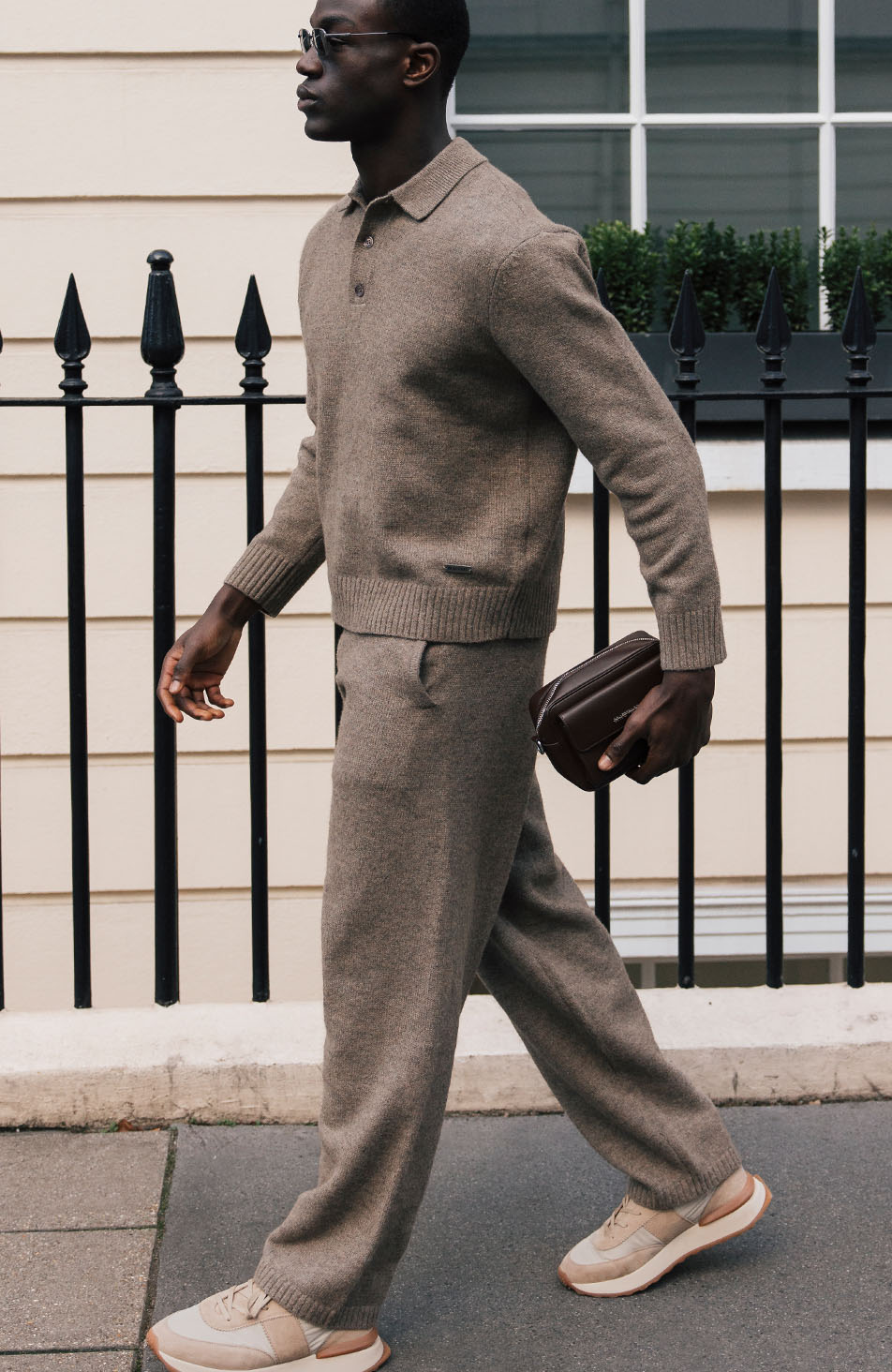 Montreux Knit Jogger in Beige