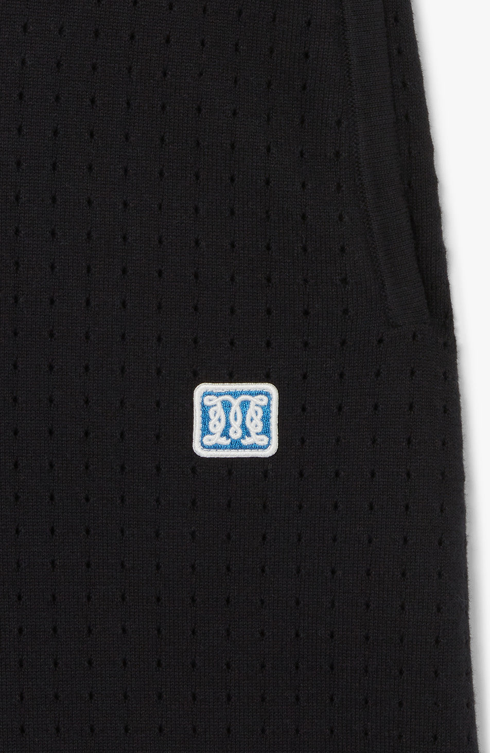 Marmont Pointelle Knitted Shorts in Black