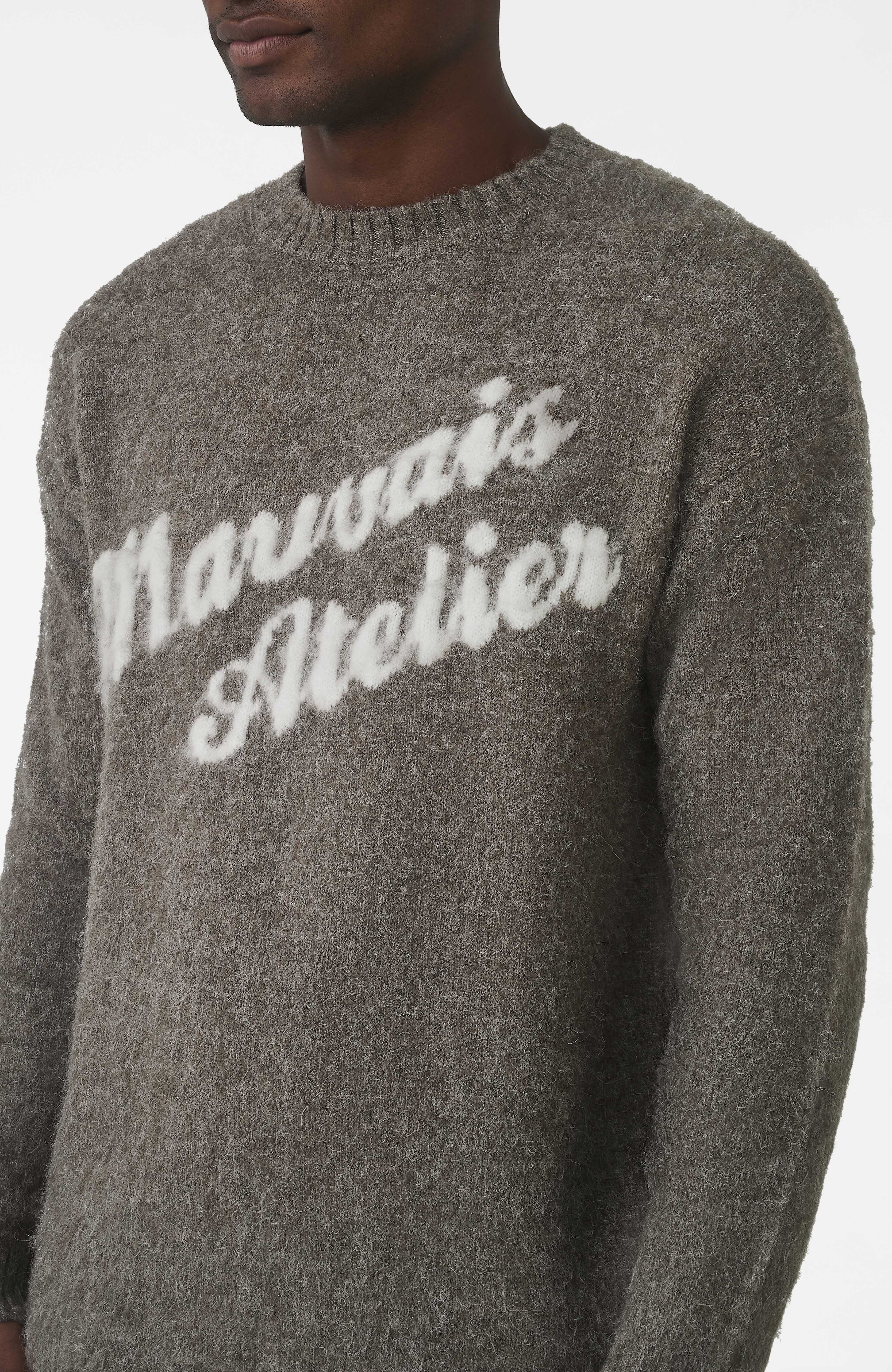 Atelier Oversized Brushed Knit Jumper in Truffle