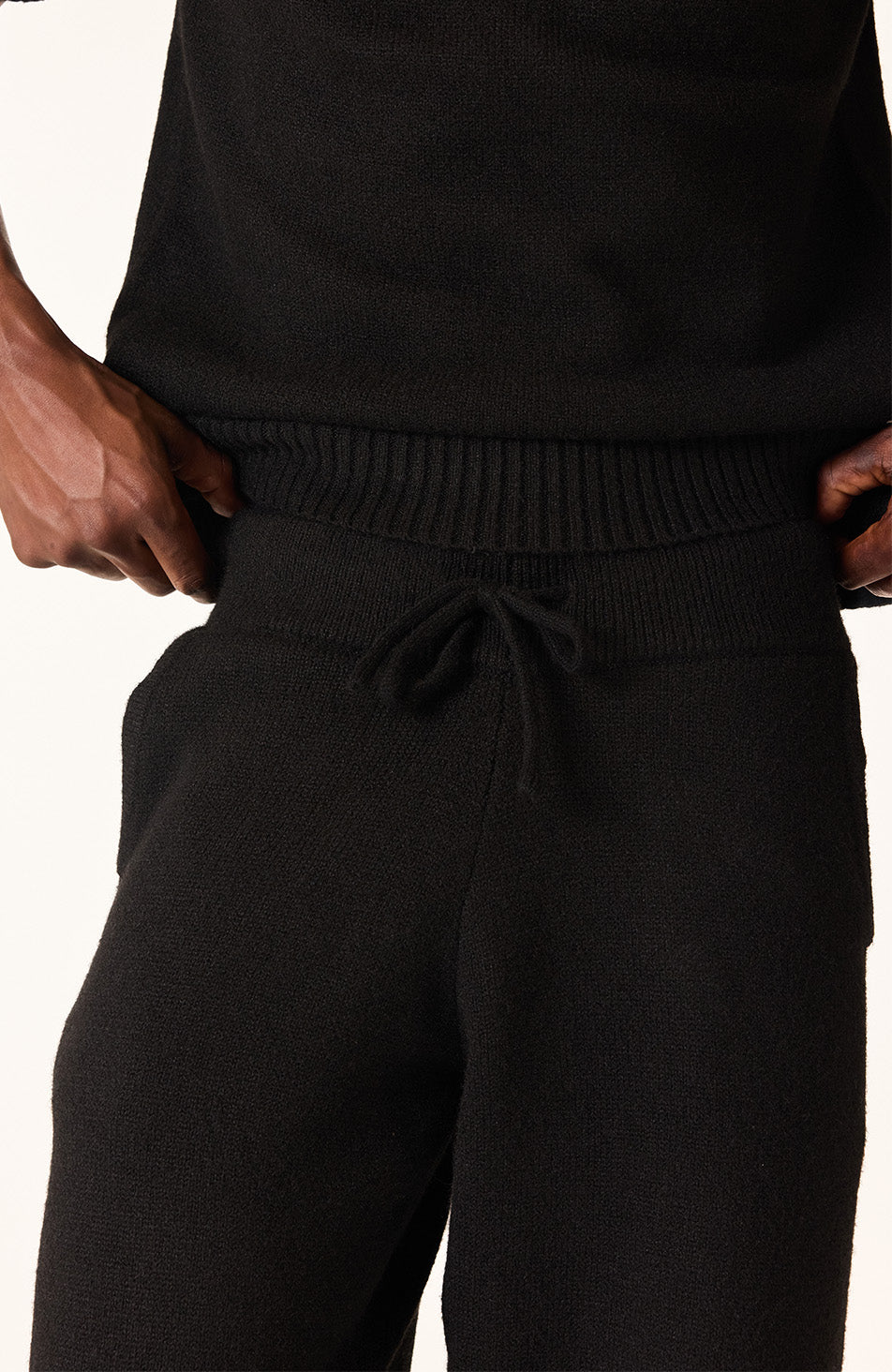Monogram Montreux Knit Jogger in Black