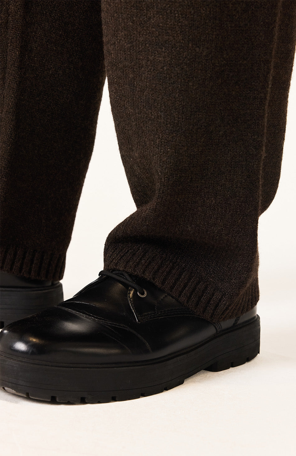 Monogram Montreux Knit Jogger in Brown