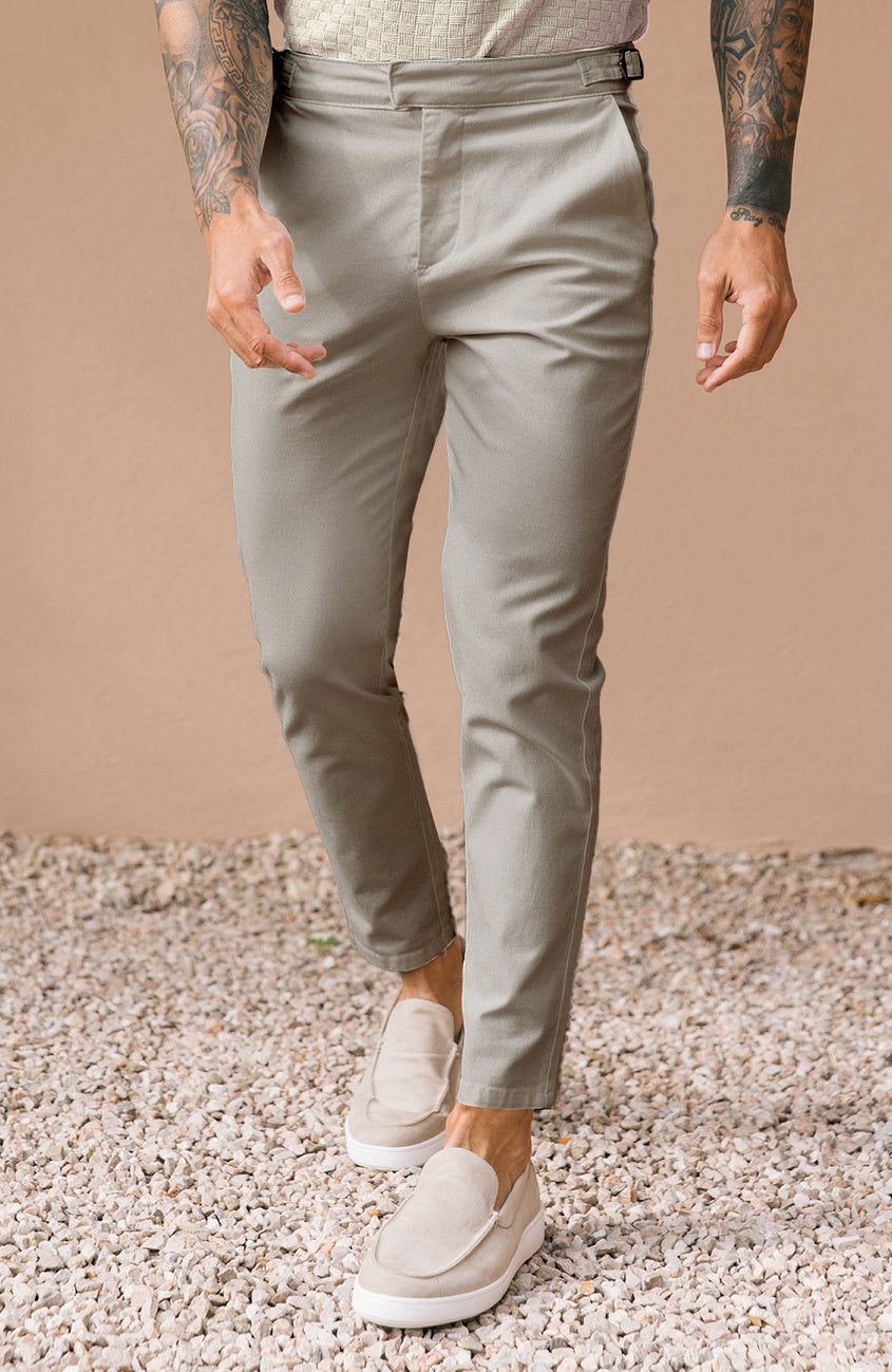Beaufort Stretch Chinos in Taupe