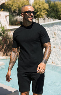 Model is 5'10 with size M chest, wearing size M