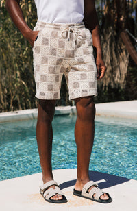 Model is 6'1 with W30 waist, wearing W30