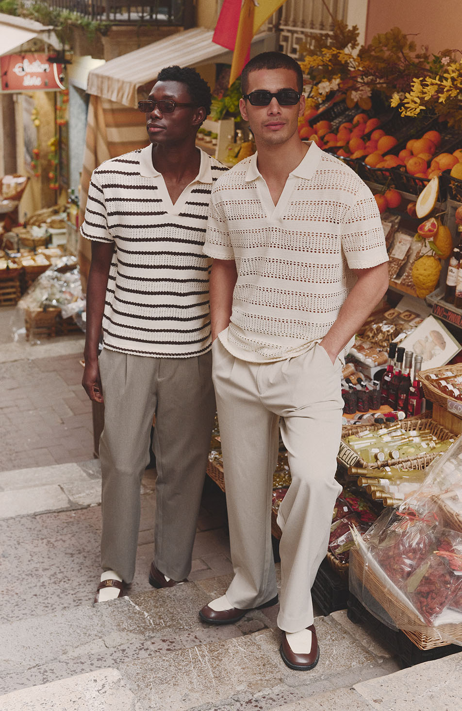 Romano Boxy Polo in White