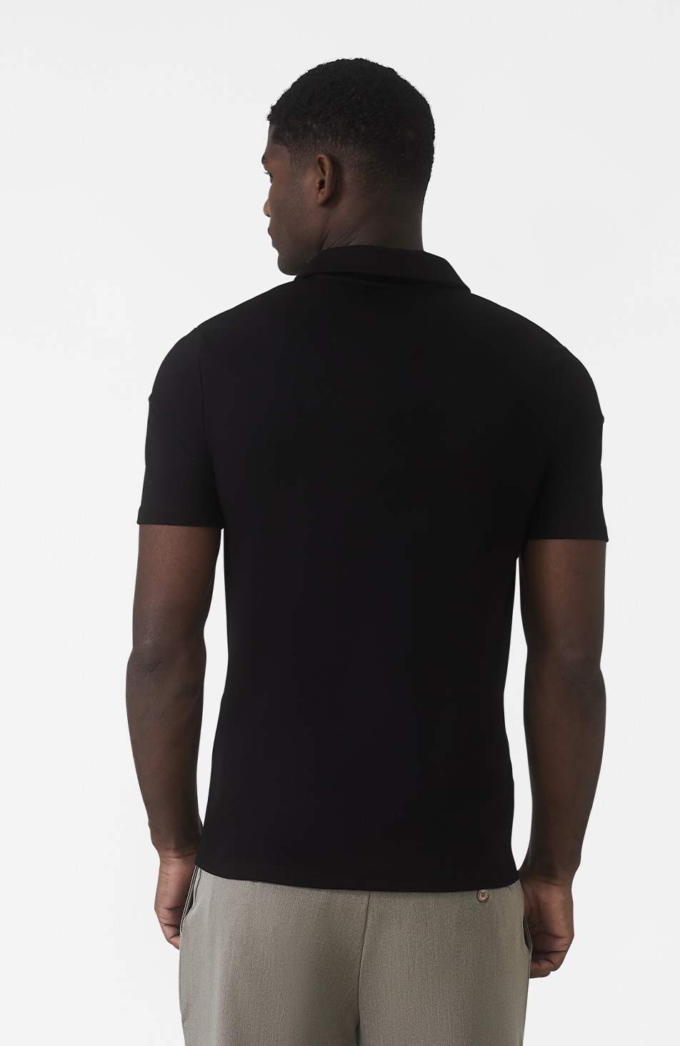 Signature Classic Polo in Black