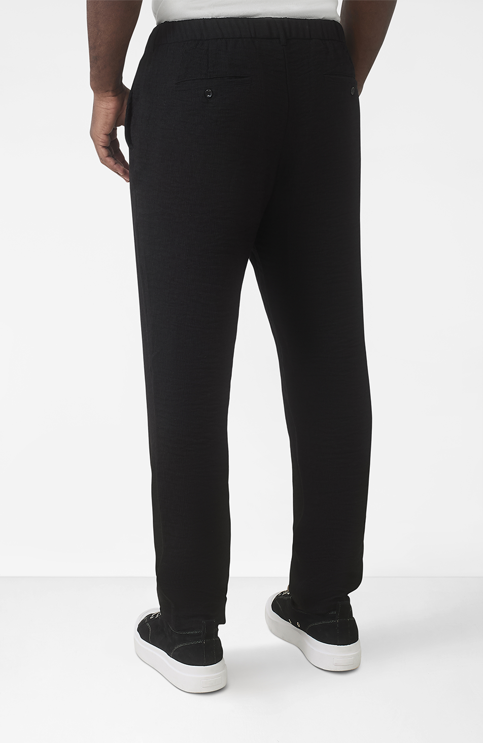 Fiorano Relaxed Fit Pants in Black