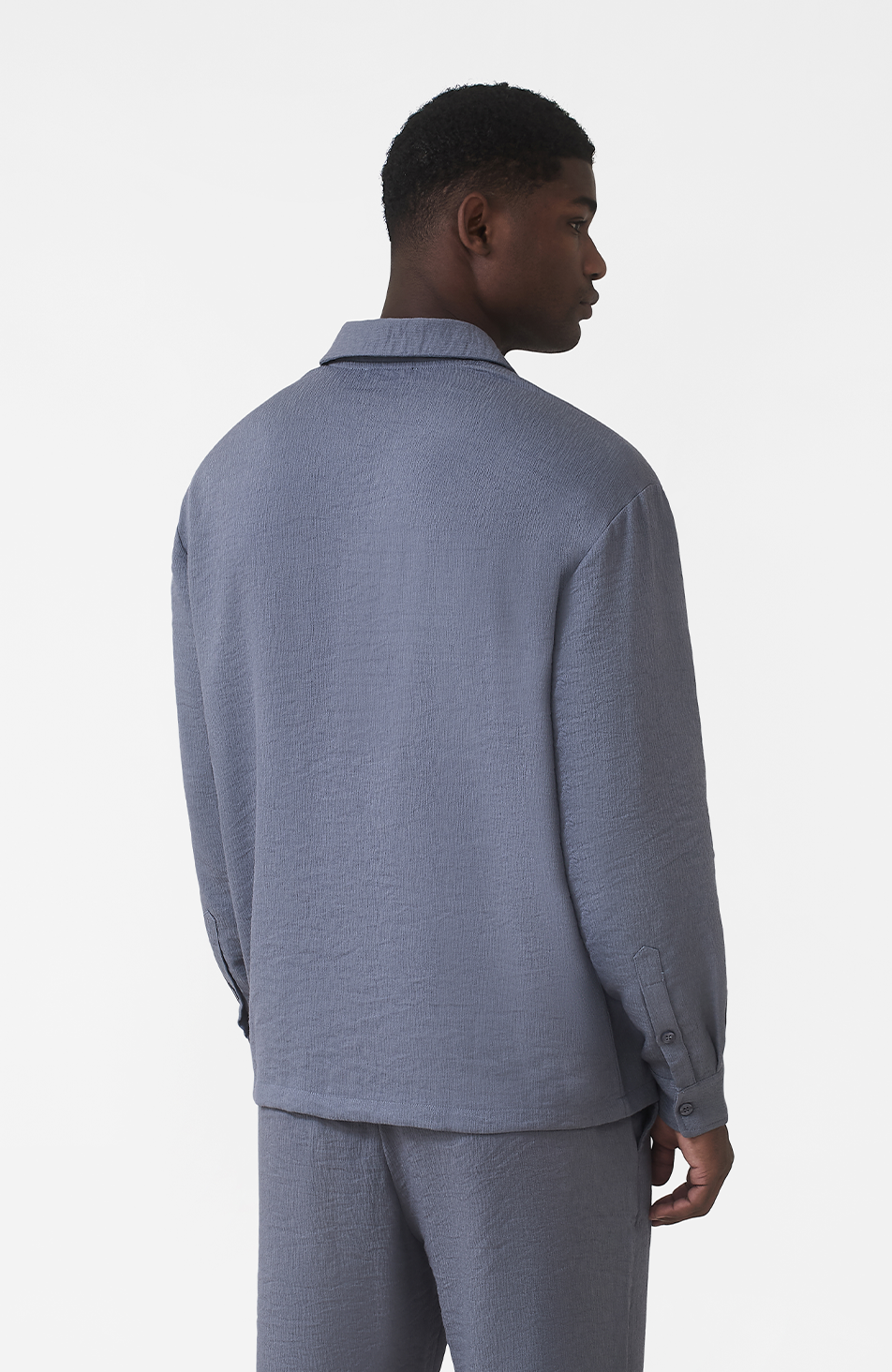 Fiorano Long Sleeve Relaxed Fit Shirt in Storm