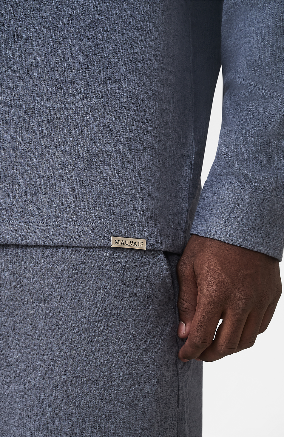 Fiorano Long Sleeve Relaxed Fit Shirt in Storm