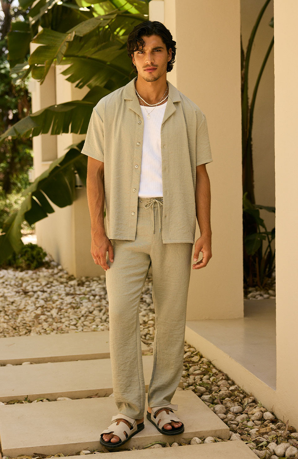 Fiorano Relaxed Fit Pants in Sage