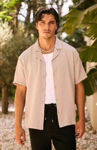 Model is 6'2 with size M chest, wearing a size M