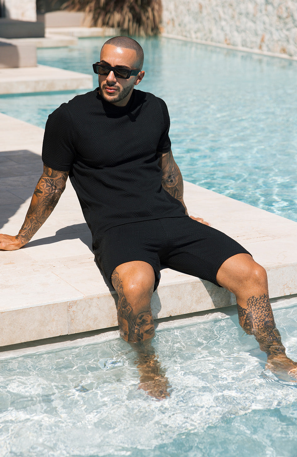 Tシャツ・カットソー MALO Men Tops UMA099F3Z31E516 Black MALO BLACK COTTON T-SHIRT (Jo Malone/Tシャツ・カットソー