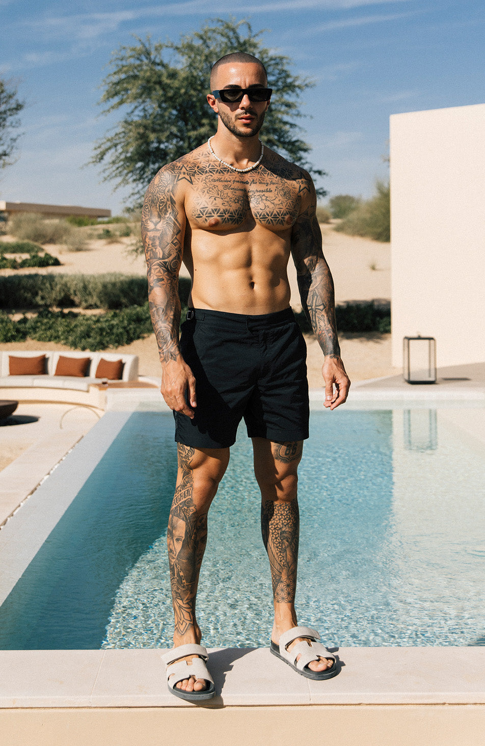 Nero Swim Shorts in Black