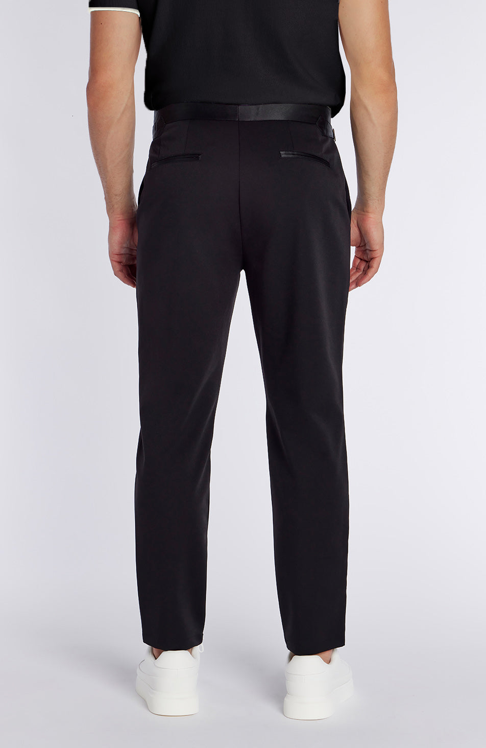 Blanton Slim Tux Chino pants in Black