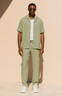 Model is 6'1 with a size S chest, wearing size S