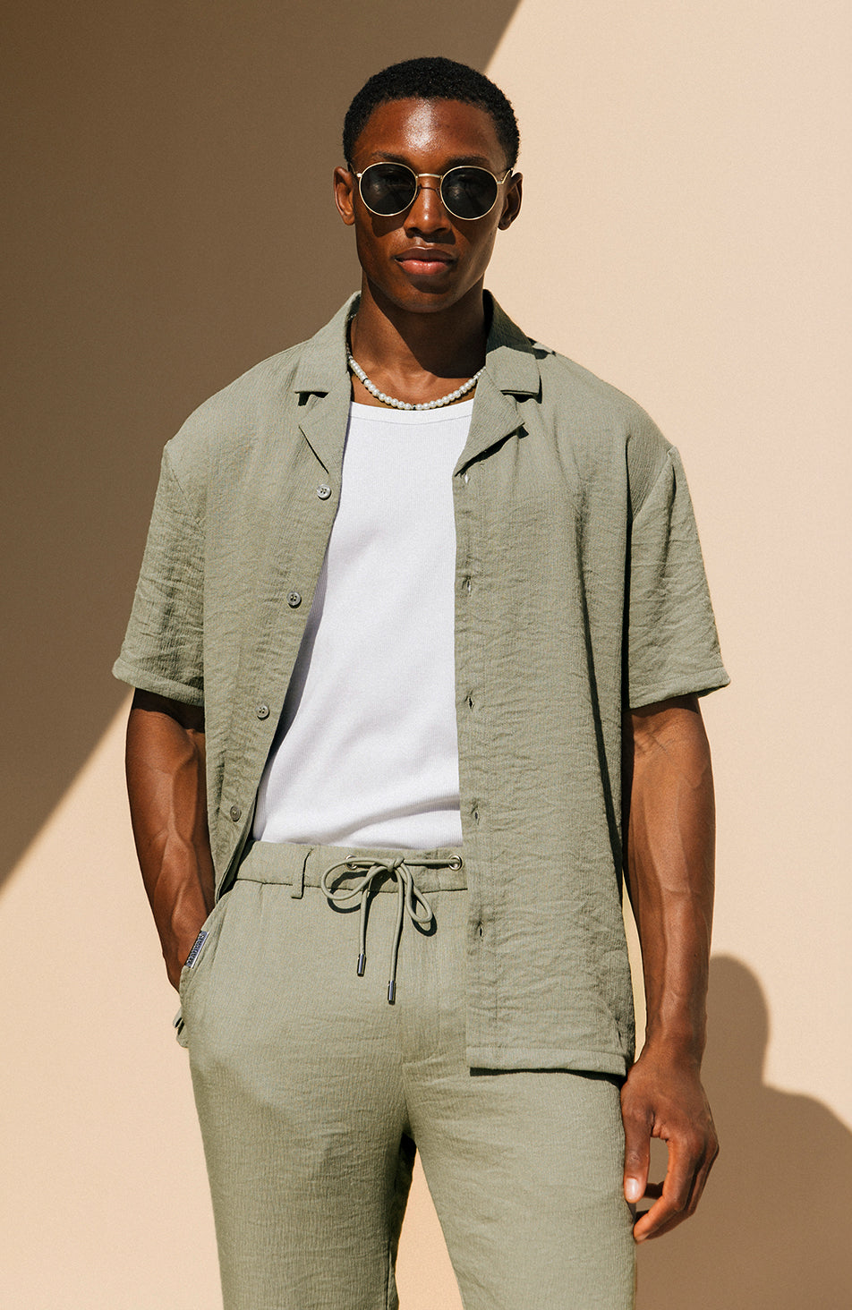 Fiorano Relaxed Fit Shirt in Sage