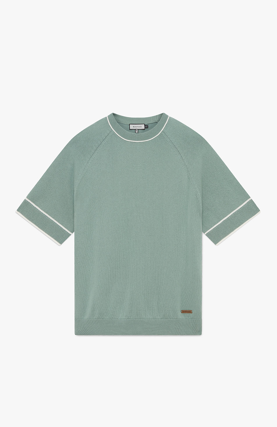 Franco Slim Knit Tee in Mint