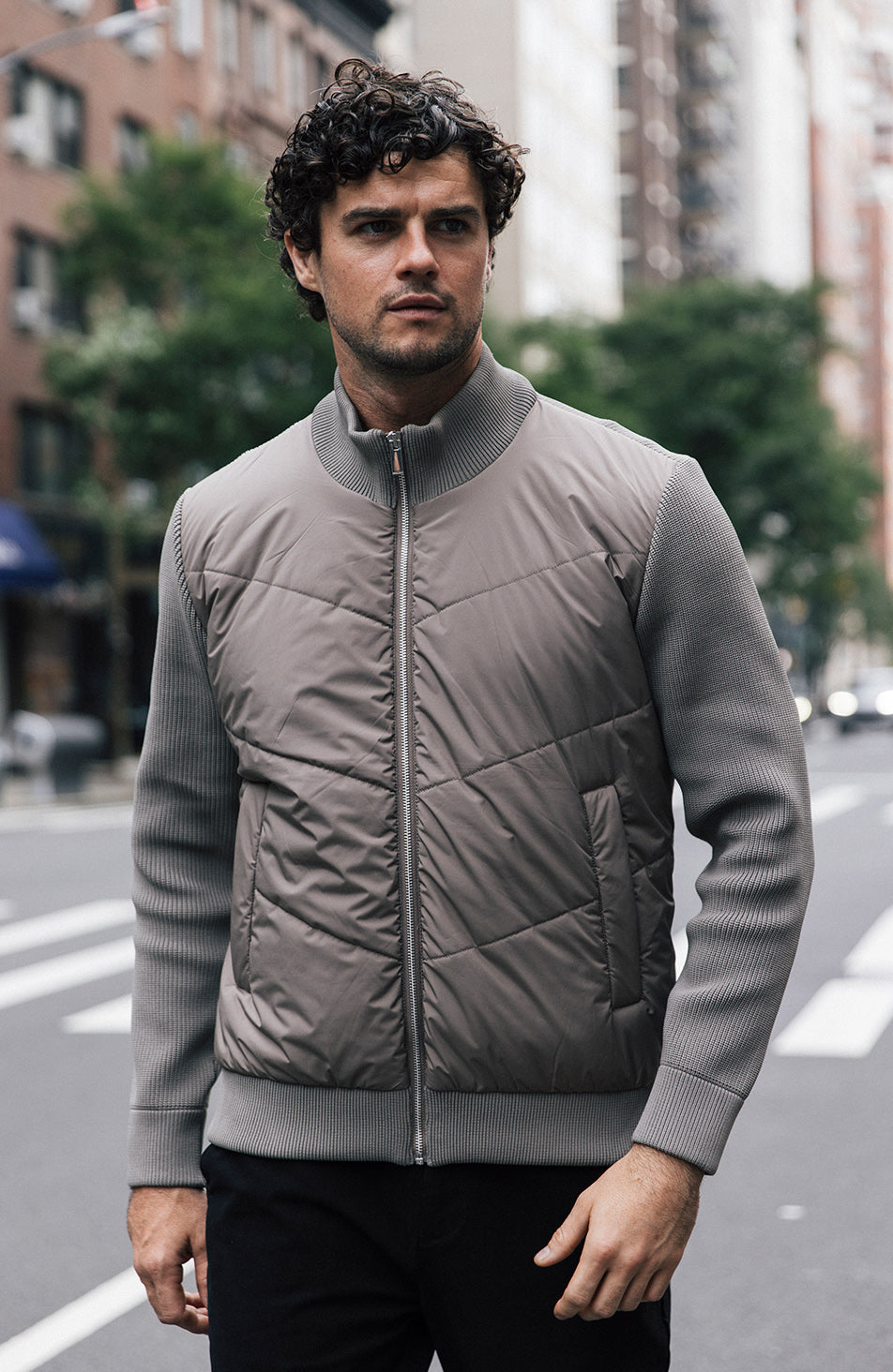 Lamarck Slim Jacket in Stone