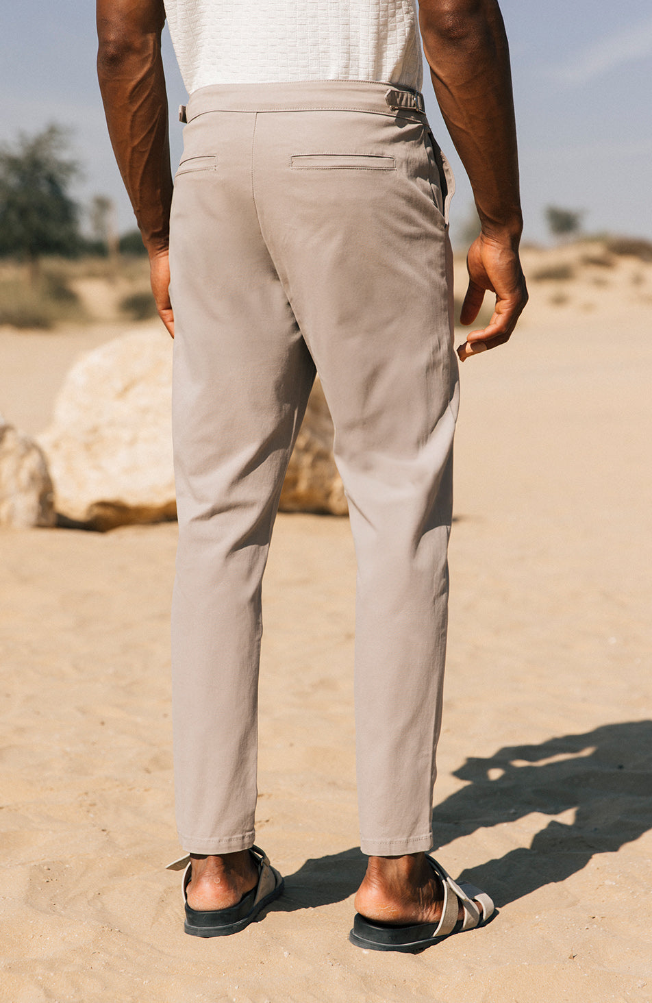 Beaufort Stretch Chinos in Taupe