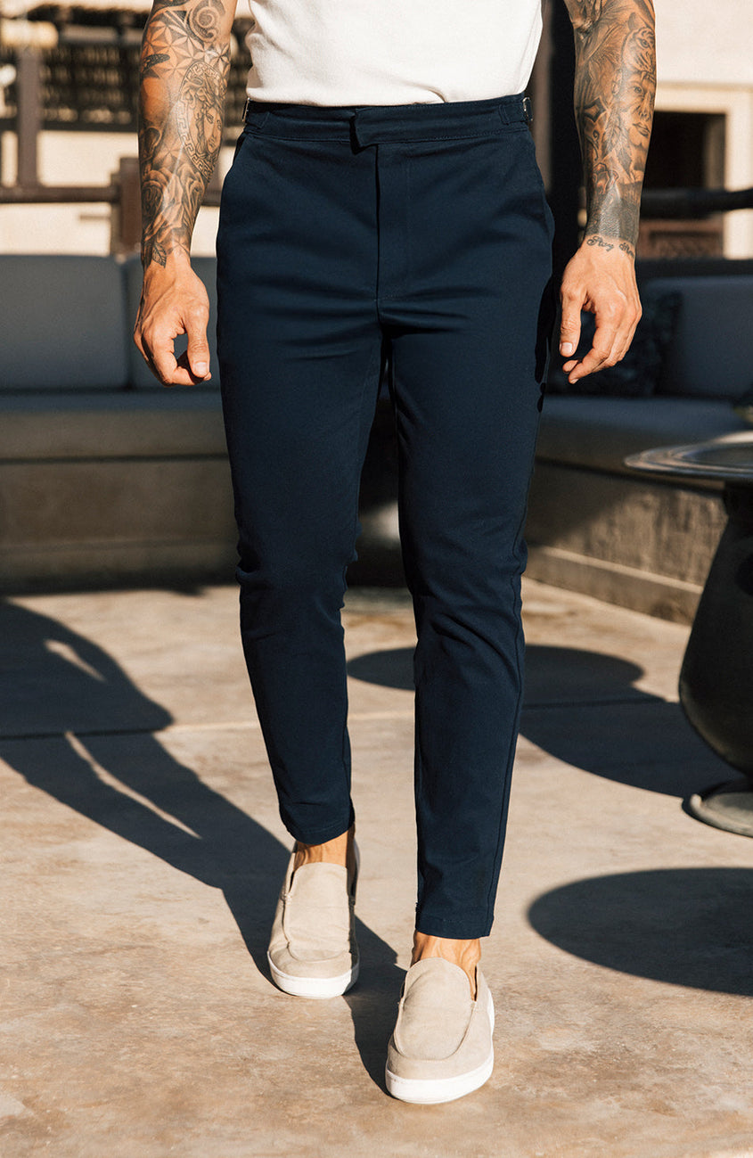 Beaufort Stretch Chinos in Navy