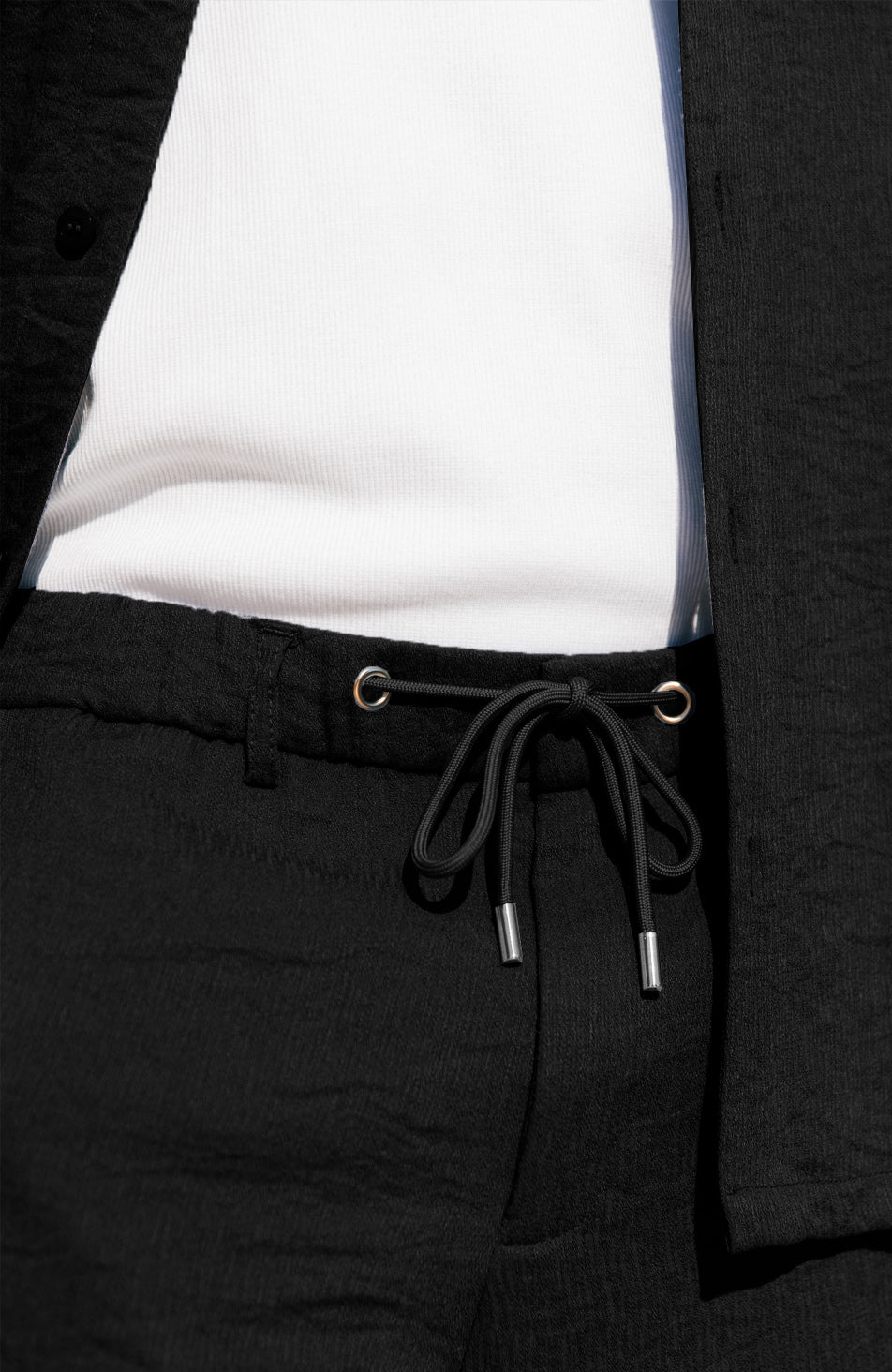 Fiorano Relaxed Fit Pants in Black