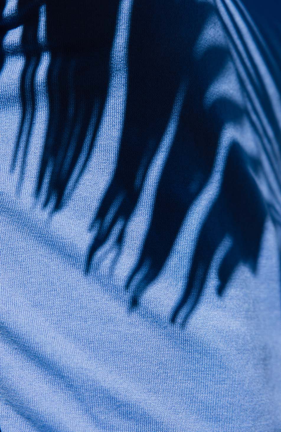 Franco Slim Knit Tee in Blue