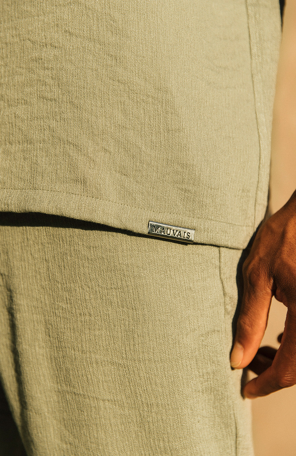 Fiorano Short Sleeve Relaxed Shirt in Sage