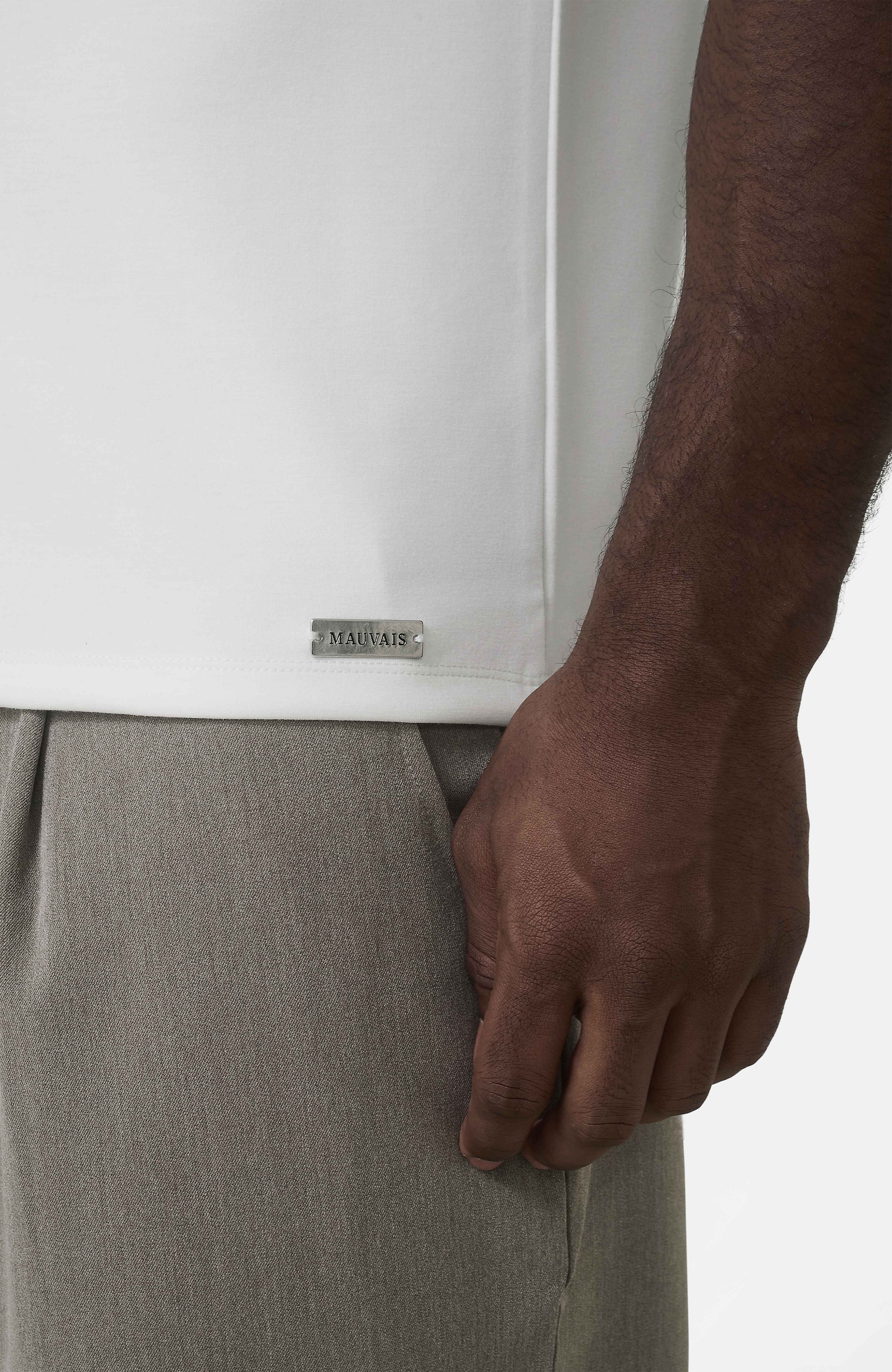Signature Slim Tipping Polo in White