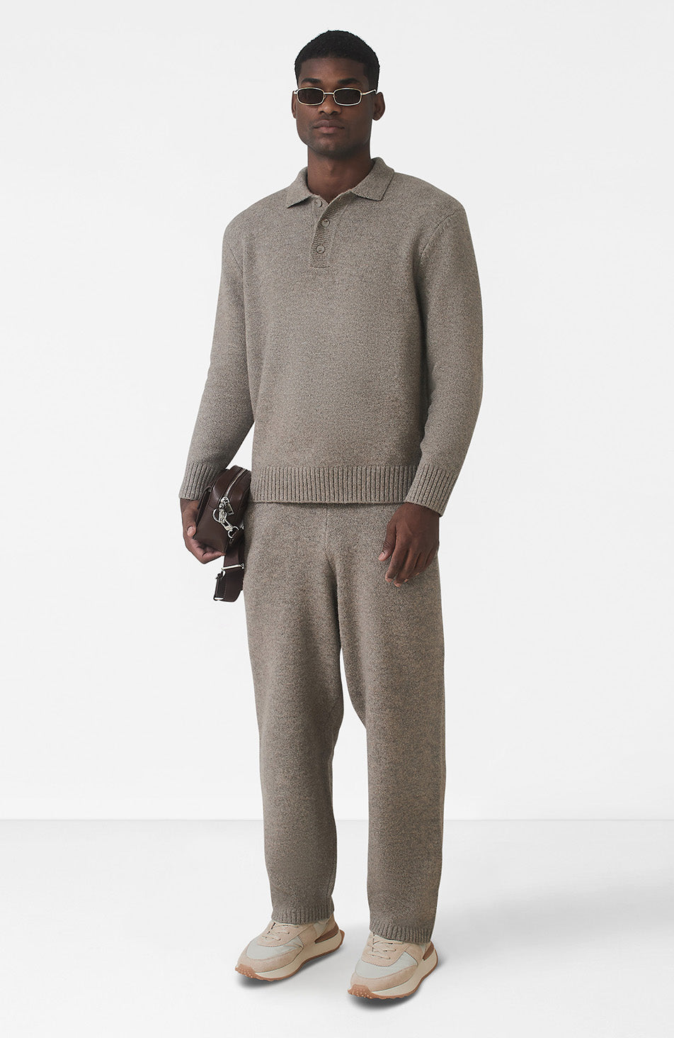 Montreux Knitted Sweatshirt in Beige