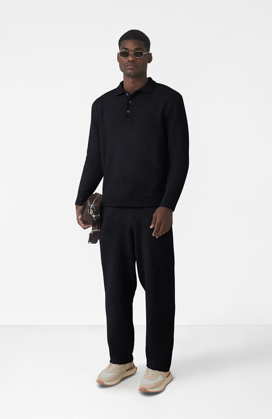 Montreux Knit Jogger in Black