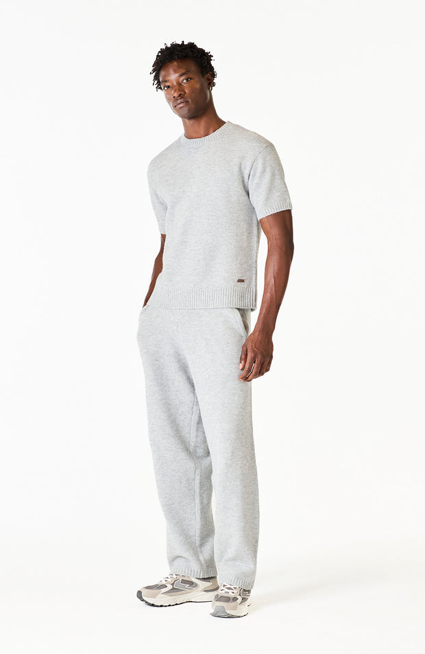 Monogram Montreux Knit T-Shirt in Grey