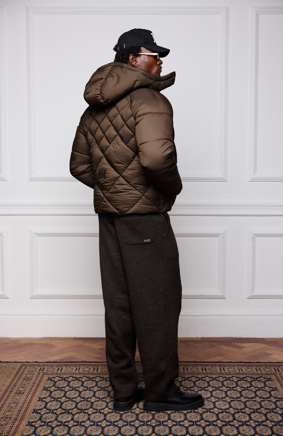 Verbier Puffer Jacket in Brown