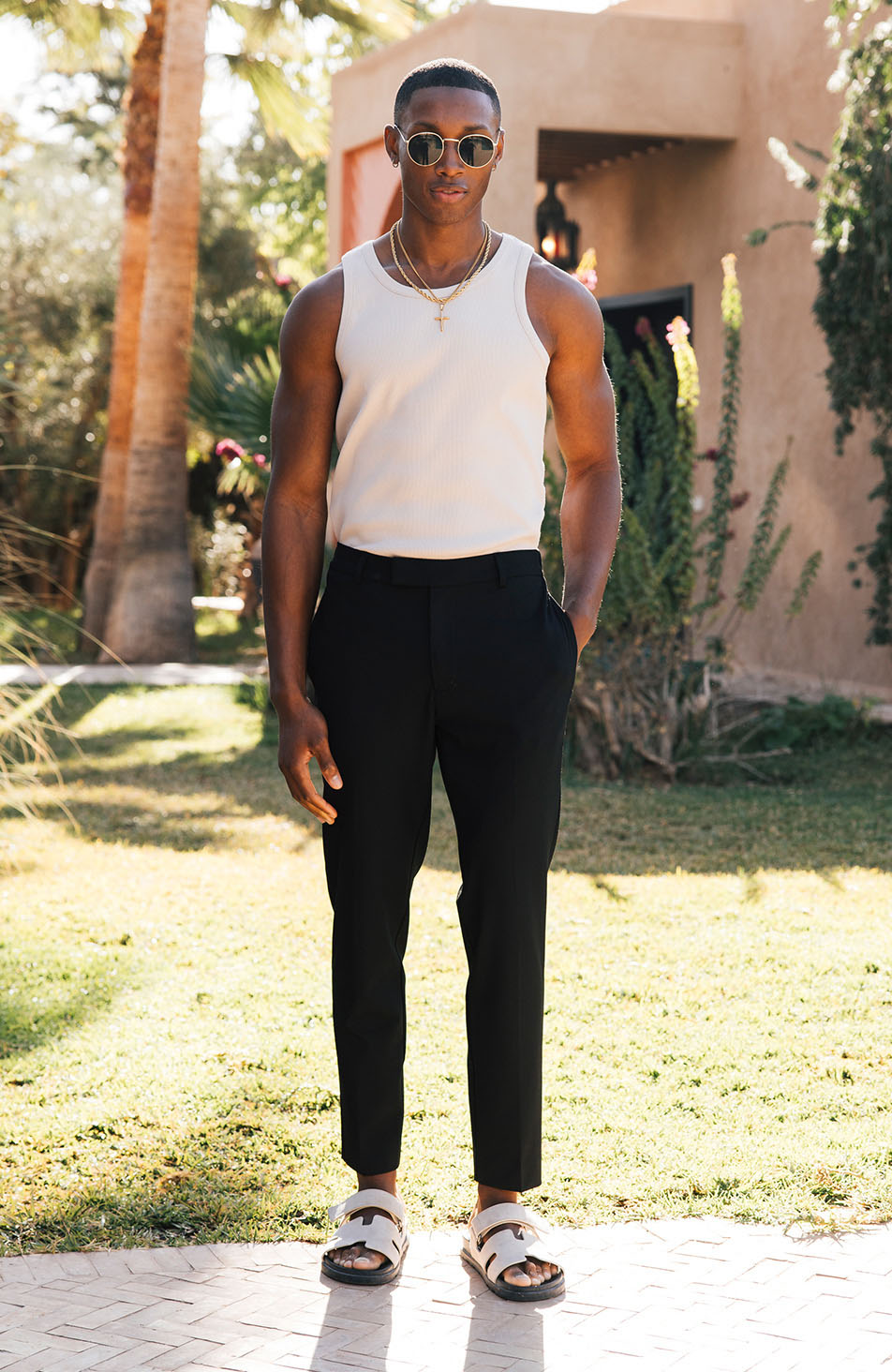 Signature Vest in Ecru