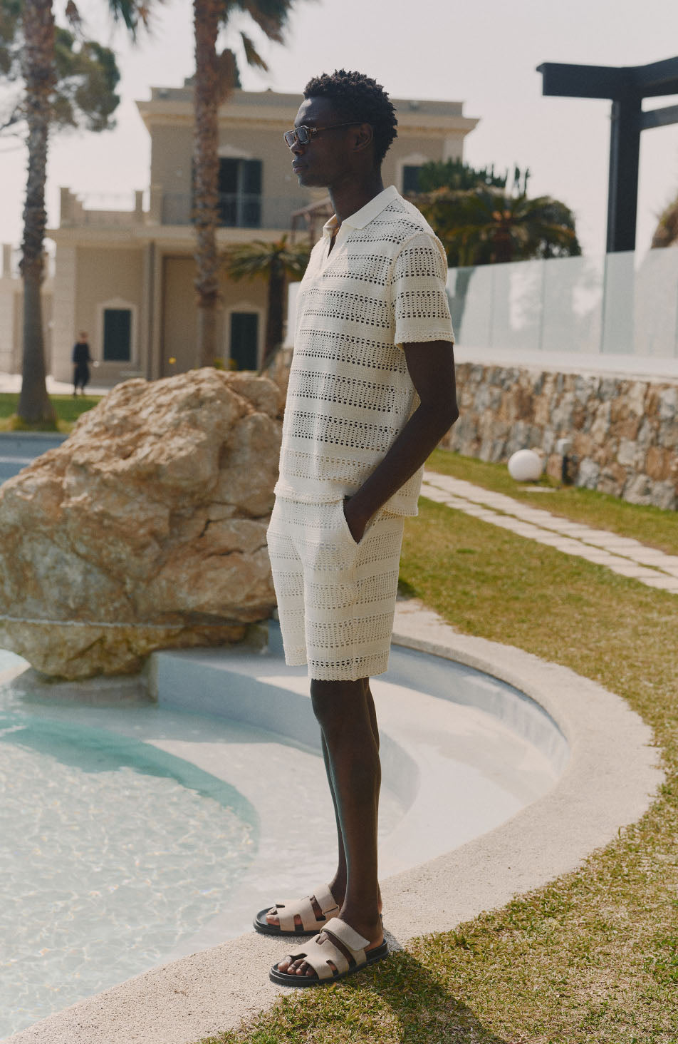 Romano Shorts in White