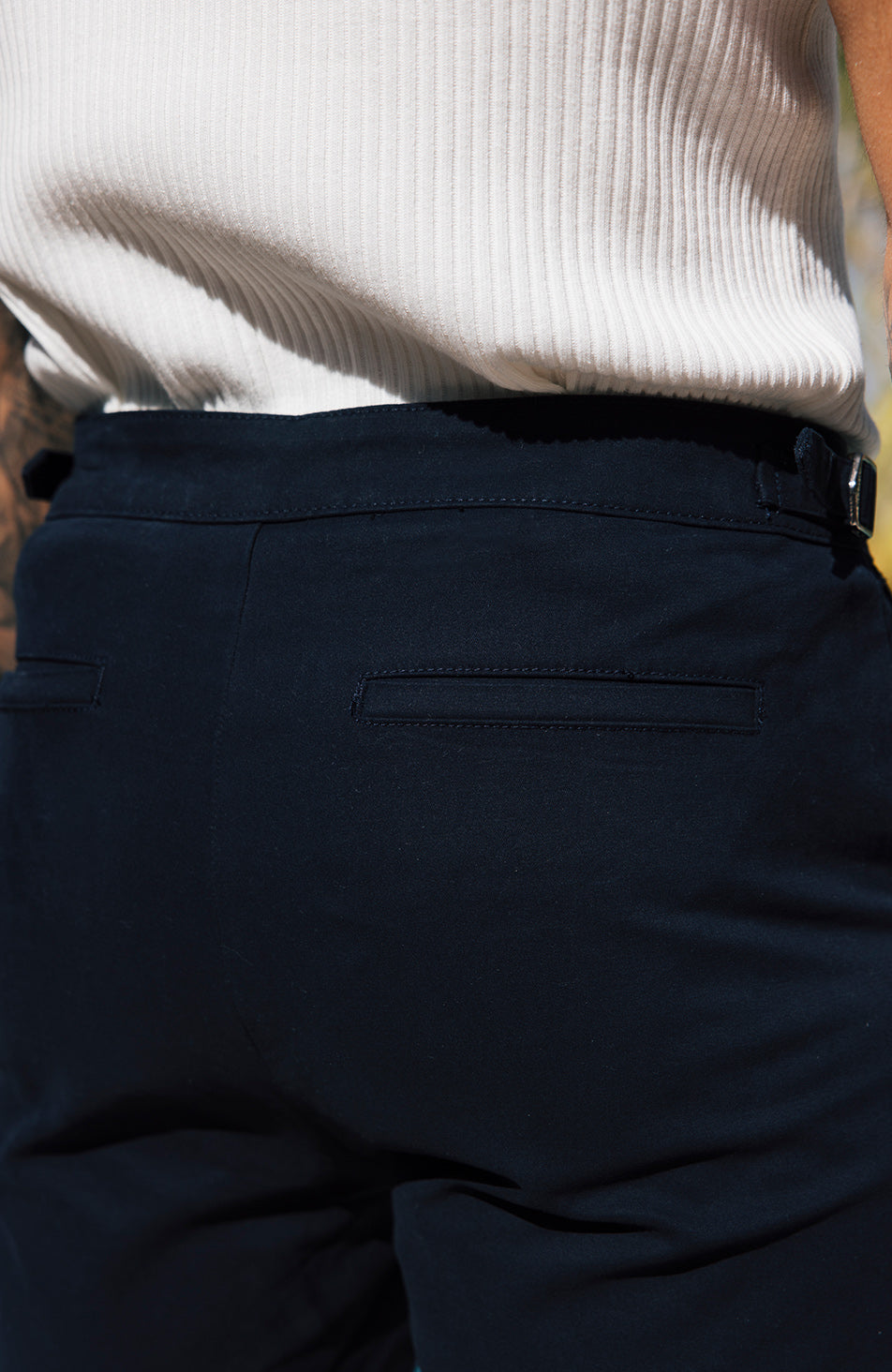 Beaufort Stretch Chino Shorts in Navy