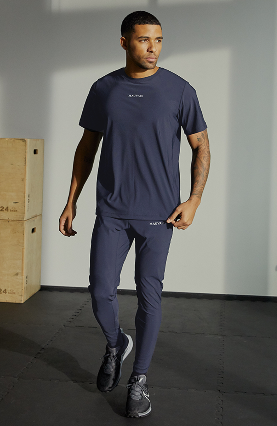 Sport Workout Tee in Navy