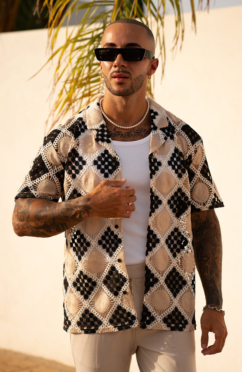 Model is 5'10 with size M chest, wearing size M