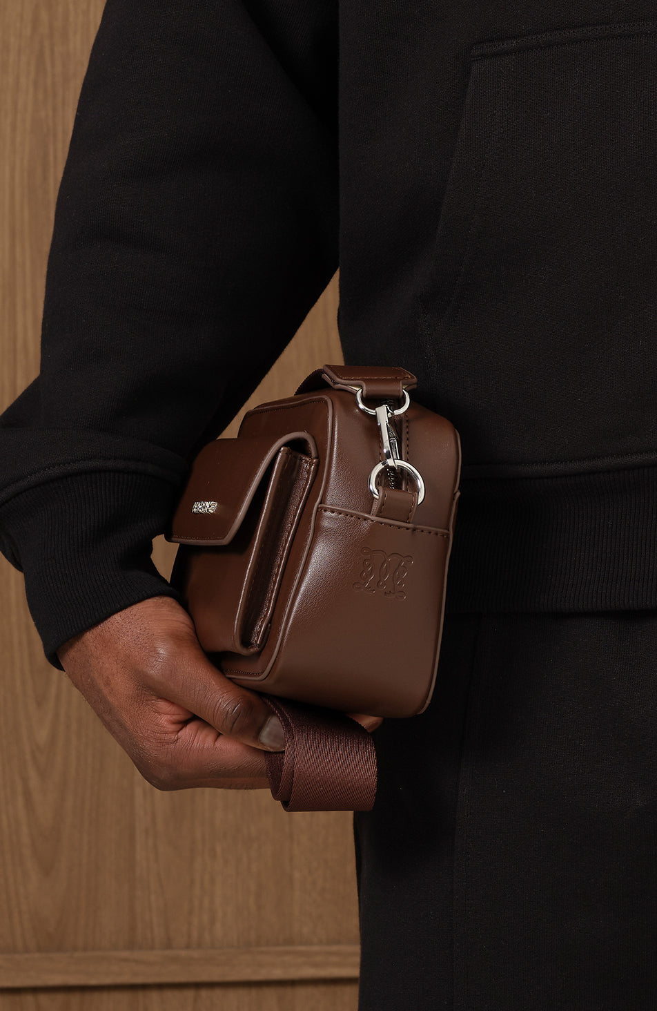 Santori Cross Body Bag in Brown