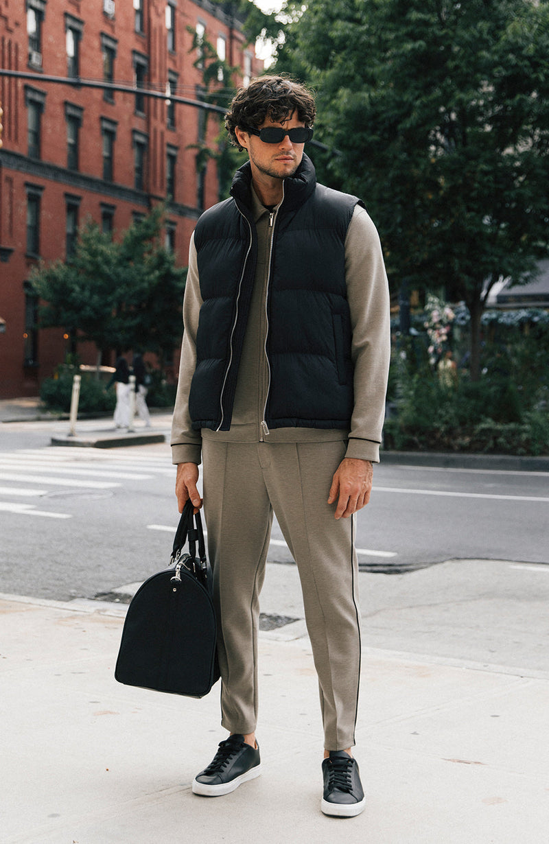 Model is 6'2, Chest 40in and wearing size Medium
