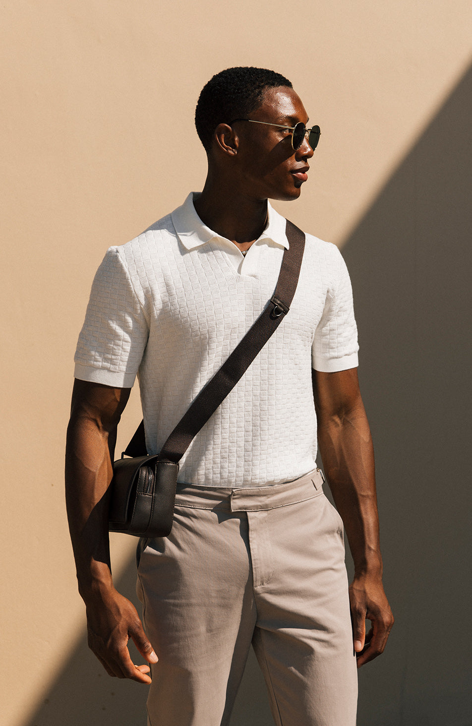 Nerano Slim Polo in Cream