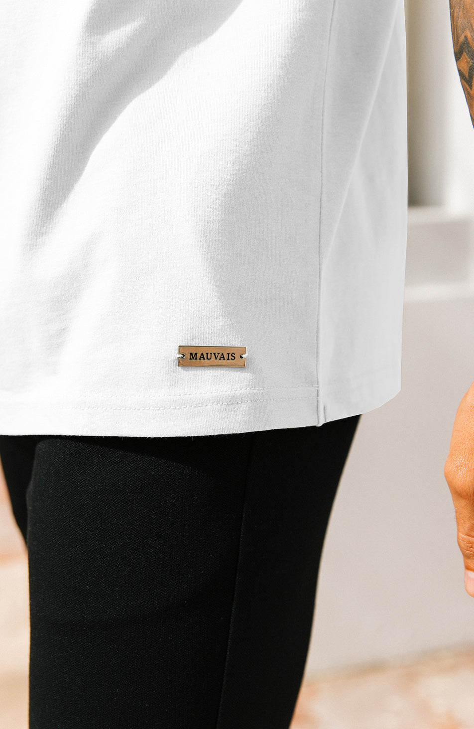 Signature Oversized Tee - White