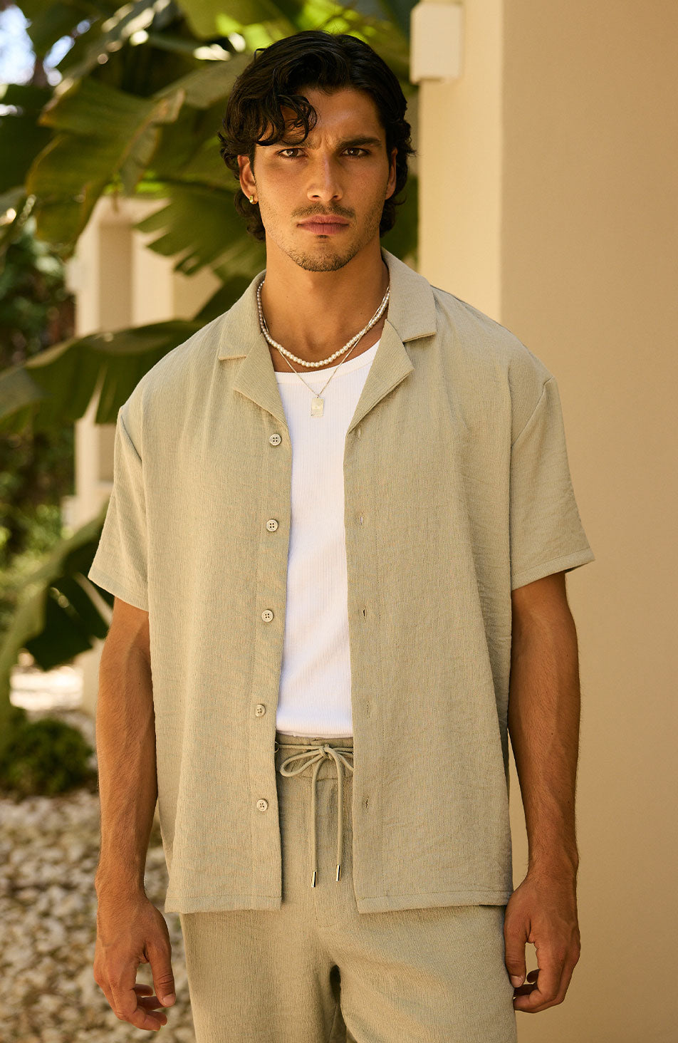 Fiorano Relaxed Fit Shirt in Sage
