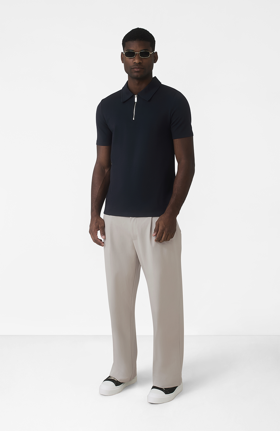 Signature Classic Polo in Navy