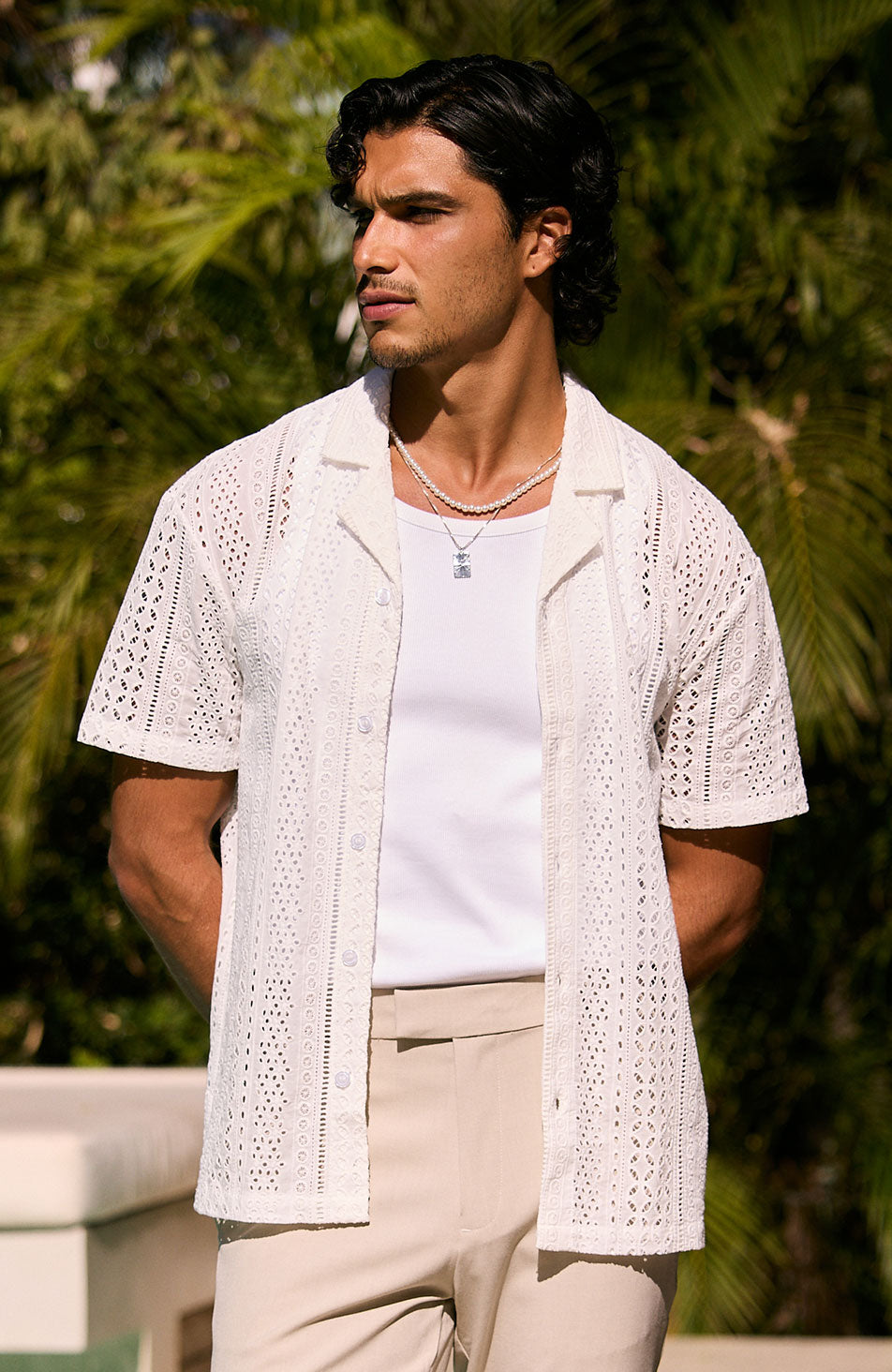 Model is 5'11 with size S chest, wearing size S